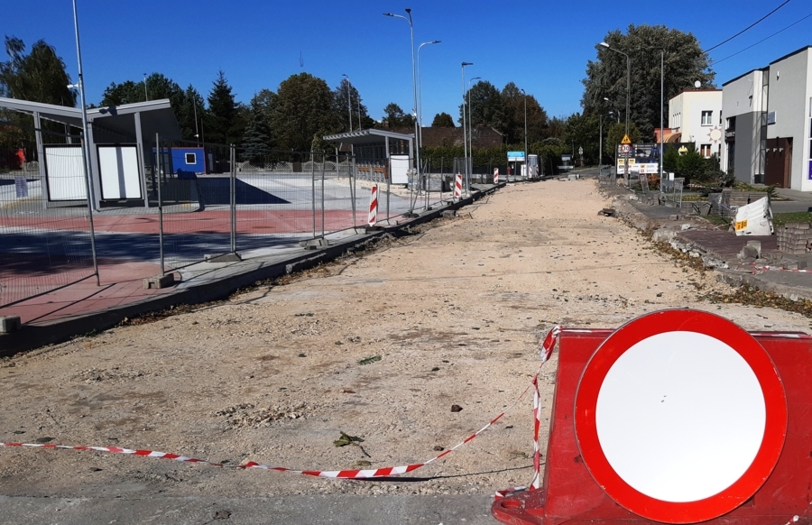 Ostatnie prace remontowo-budowlane na Chyszowskiej